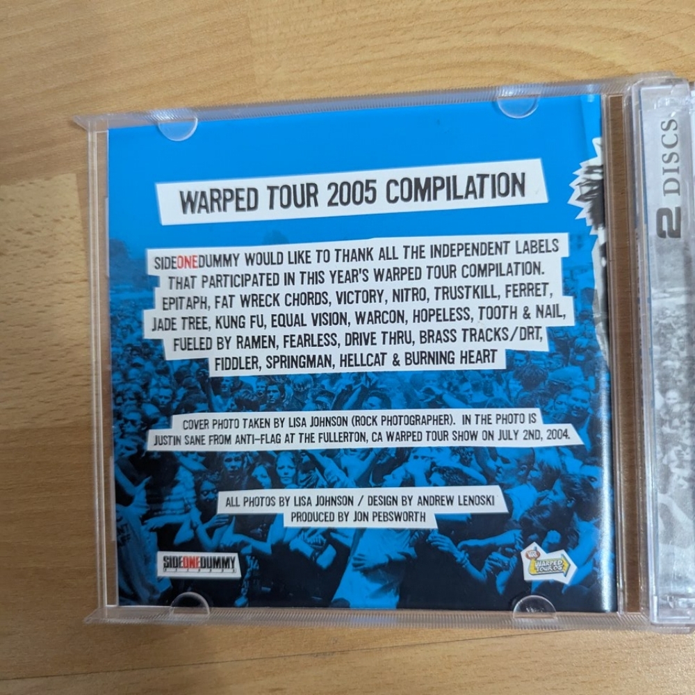 Vans Warped Tour '05 CD - Blue and Black - Picture 4 of 5
